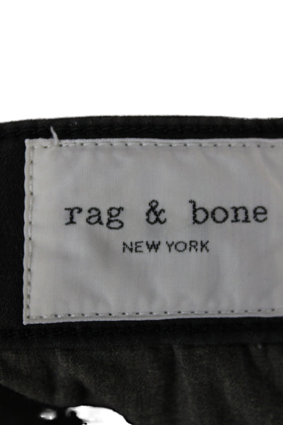 Rag & Bone Mens Chino Pants Black Cotton Button Size 33