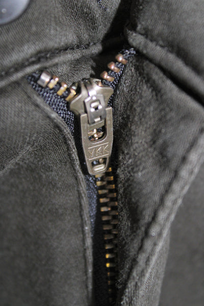 Rag & Bone Mens Chino Green Cotton Blend Button Size 33