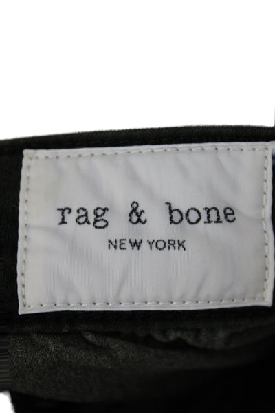 Rag & Bone Mens Chino Green Cotton Blend Button Size 33