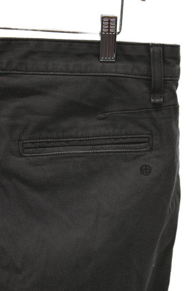 Rag & Bone Mens Chino Pants Gray Cotton Button Inseam 28 Size 33