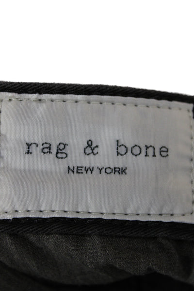 Rag & Bone Mens Chino Pants Gray Cotton Button Inseam 28 Size 33