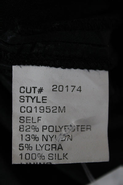 Tadashi Collection Womens Fit & Flare Dress Black V-Neck Sleeveless Size 14