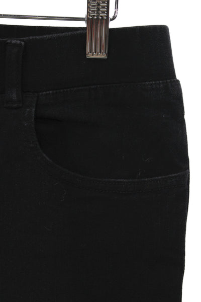 Beta Brand Womens Jegging Pants Black Cotton High Rise Size M