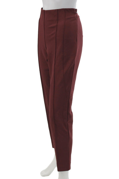 Lafayette 148 New York Womens Dress Pants Red Polyamide Zip Size 6