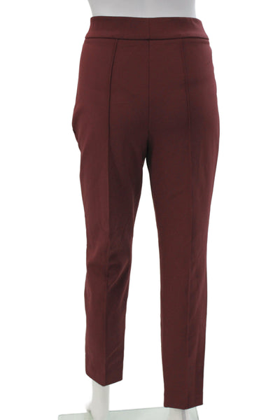Lafayette 148 New York Womens Dress Pants Red Polyamide Zip Size 6