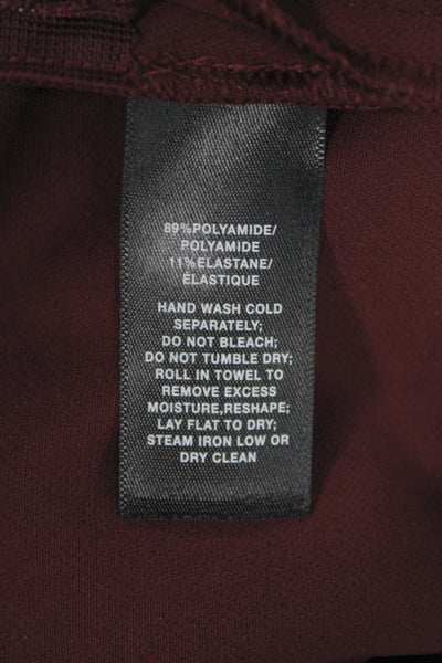Lafayette 148 New York Womens Dress Pants Red Polyamide Zip Size 6