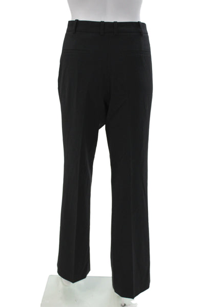 Boss Hugo Boss Women Dress Pants Black Virgin Wool Solid Zip Size 6