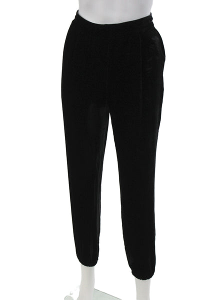 Joie Women Jogger Pants Black Rayon Pull On Size S
