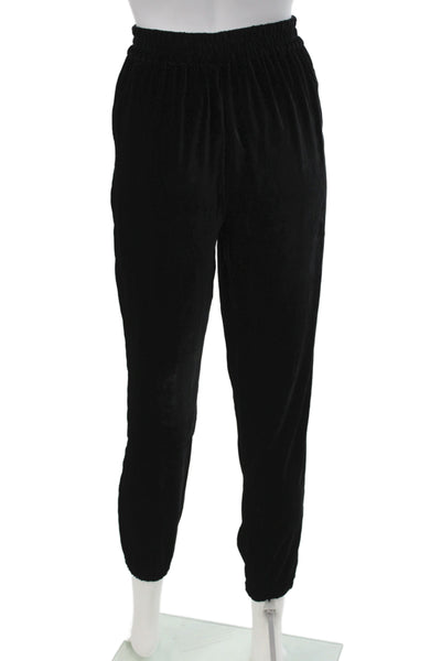 Joie Women Jogger Pants Black Rayon Pull On Size S