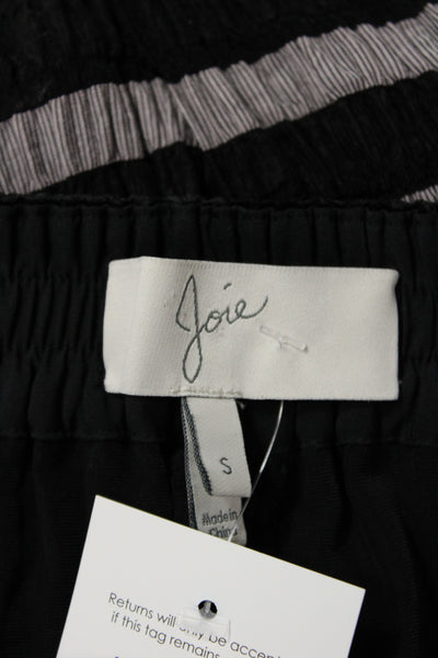 Joie Women Jogger Pants Black Rayon Pull On Size S