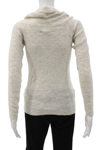 Madewell Womens Pullover Sweater Ivory Alpaca Cowl Neck Long Sleeve Size S