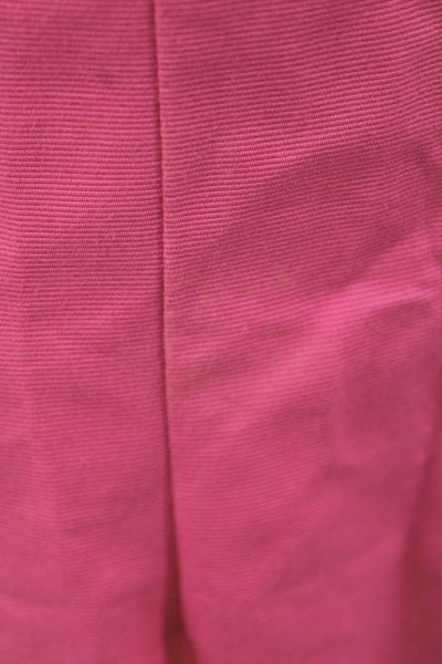 Trina Turk Womens Sheath Dress Pink Cotton Scoop Neck Sleeveless Size 4