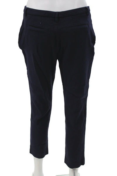 True Royal Women Ankle Pants Blue Viscose Zip Size S
