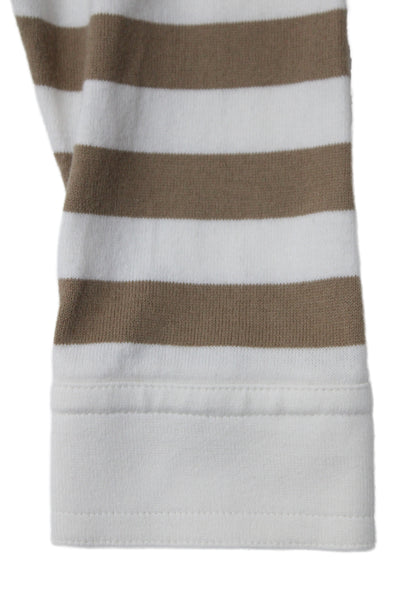 Burberry London Blue Label Womens A-Line Beige 3/4 Sleeve Dress Size 38
