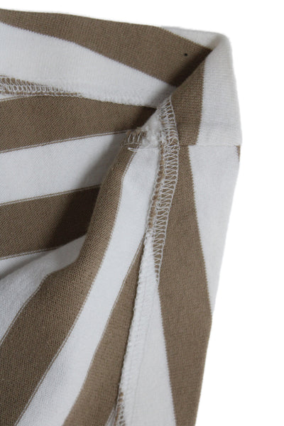 Burberry London Blue Label Womens A-Line Beige 3/4 Sleeve Dress Size 38