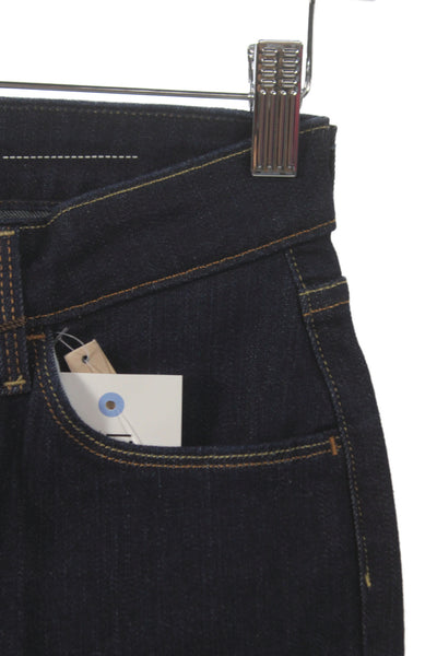 Levis Women Skinny Blue High Rise Cotton Blend Jeans Size 24