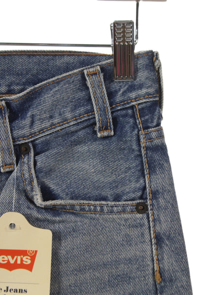 Levis Womens Cropped High Rise Jeans Blue 28in Inseam 100% Cotton Size 24