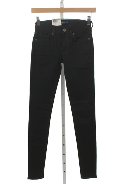 Levis Womens Black High Rise Skinny Jeans Size 24