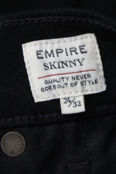 Levis Womens Black High Rise Skinny Jeans Size 24