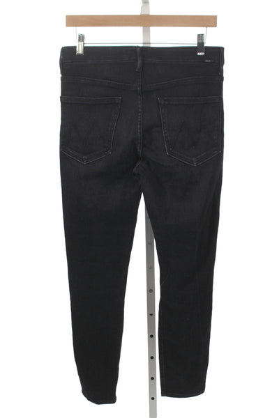 Mother Women Skinny Black High Waist Jeans Size 30