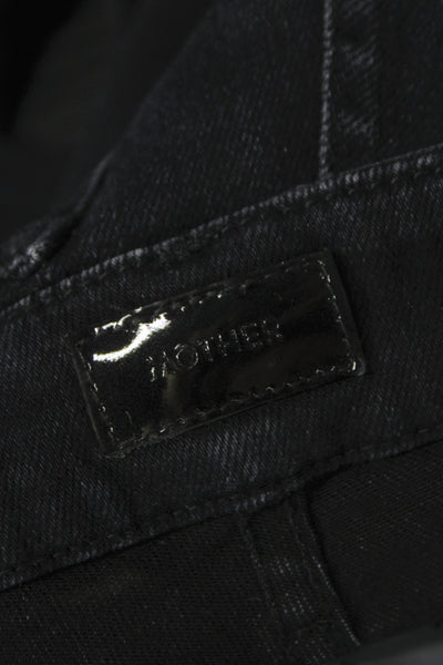 Mother Women Skinny Black High Waist Jeans Size 30