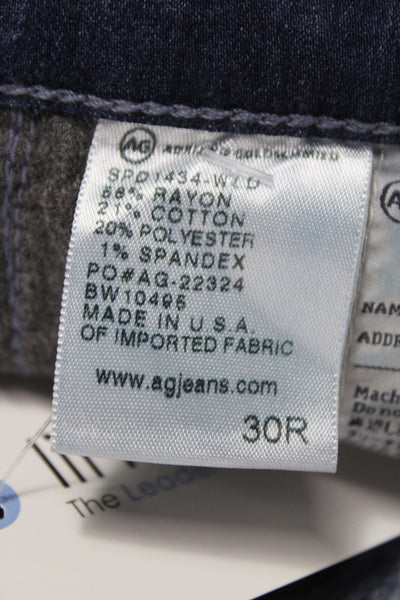 AG Adriano Goldschmied Women Skinny Jeans Blue High Rise Size 30