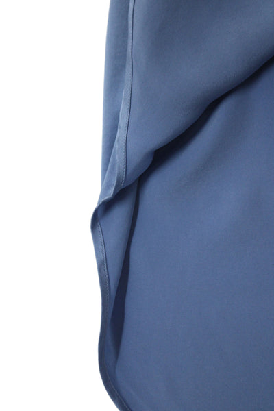 Tom Ford Women Silk Collared Button-Up Blouse Blue Long Sleeve Size 40