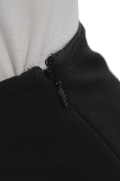 Everlane Womens Maxi Skirt Black Cotton Solid Zip Classic Size S