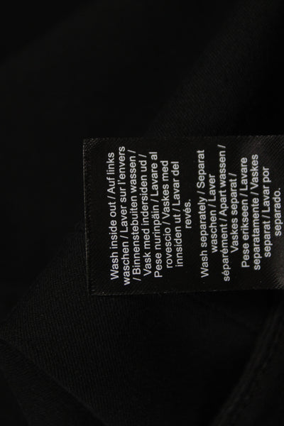 Liverpool Los Angeles Women Cropped Pants Black Cotton Size 14