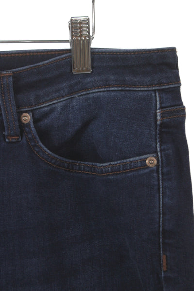 NYDJ Womens Cropped Blue Mid Rise Cotton Blend Jeans Size 14