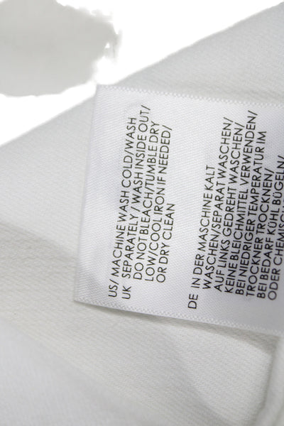 Liverpool Los Angeles Womens Cropped White Jeans Size 16