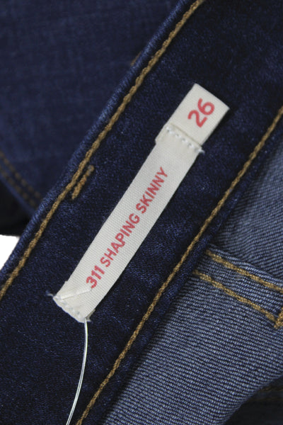 Levi's Women Skinny Blue Jeans Size 26