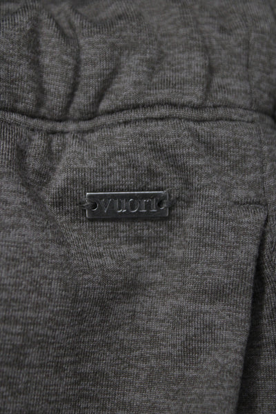 Vuori Womens Cropped Brown Pants Pull On Recycled Polyester Athleisure Size XL