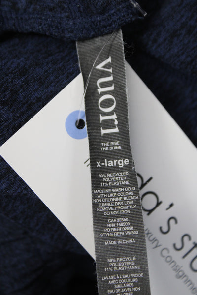 Vuori Womens Jogger Pants Blue Recycled Polyester Drawstring Size XL