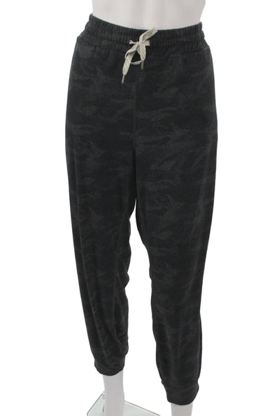 Vuori Womens Jogger Pants Black Camo Drawstring Recycled Polyester Size XL