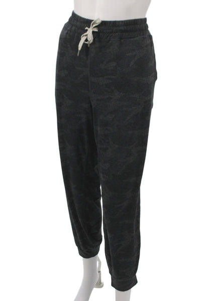 Vuori Womens Jogger Pants Black Camo Drawstring Recycled Polyester Size XL