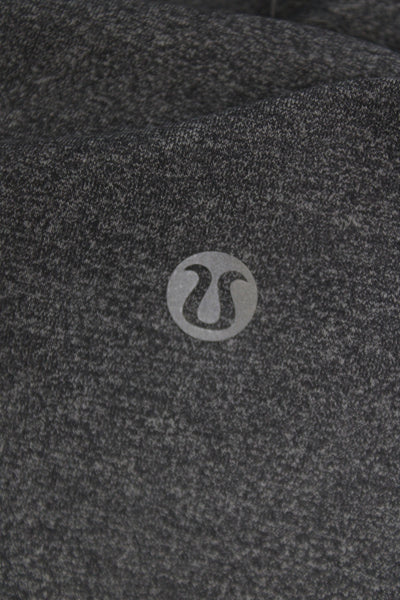 Lululemon Womens Capri Leggings Gray Nylon Blend Athleisure Size 4