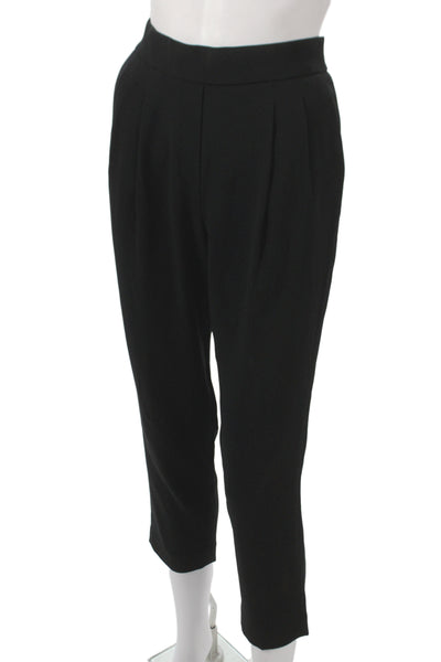 Babaton Womens Black Cropped Pants Triacetate Size 2
