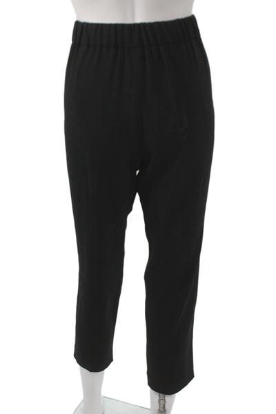 Babaton Womens Black Cropped Pants Triacetate Size 2