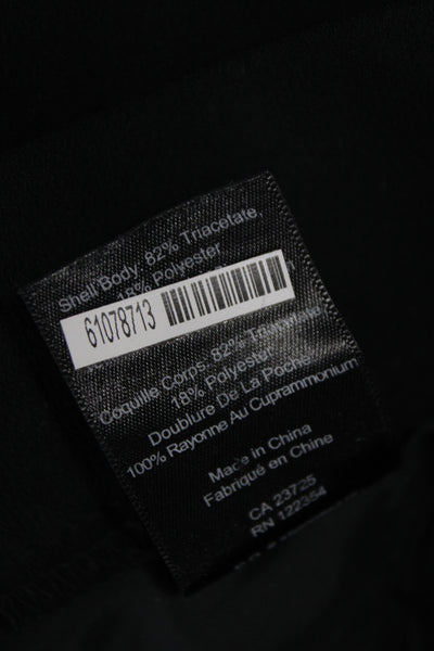 Babaton Womens Black Cropped Pants Triacetate Size 2