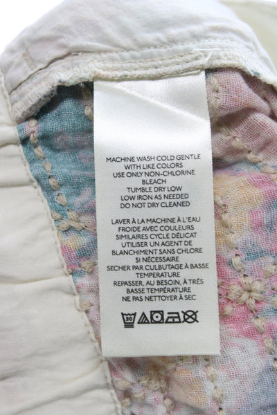 Free People Womens Hot Pants Patchwork Multicolor Size 0