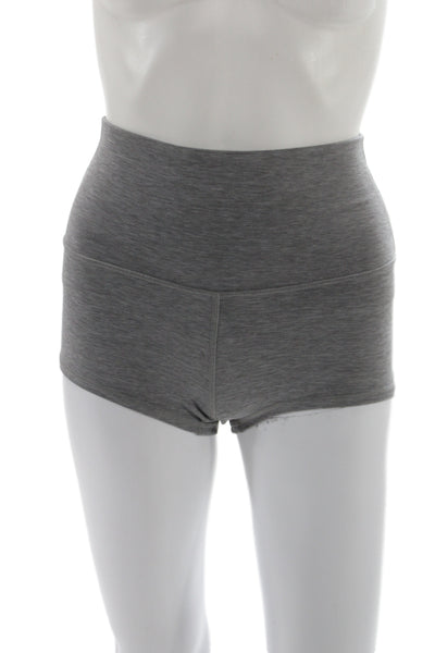 Lululemon Womens Athletic Nylon Blend Pull On Gray Shorts Size 4
