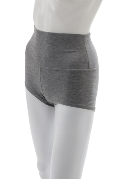 Lululemon Womens Athletic Nylon Blend Pull On Gray Shorts Size 4