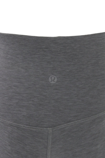 Lululemon Womens Athletic Nylon Blend Pull On Gray Shorts Size 4