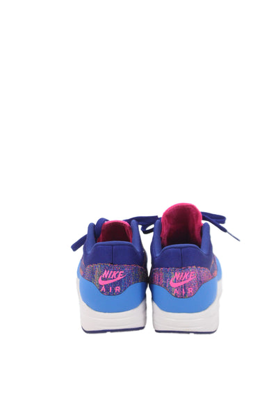 Nike Womens Air Max 1 Ultra Flyknit Sneakers Shoes Blue Size 8.5