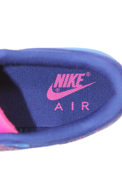 Nike Womens Air Max 1 Ultra Flyknit Sneakers Shoes Blue Size 8.5