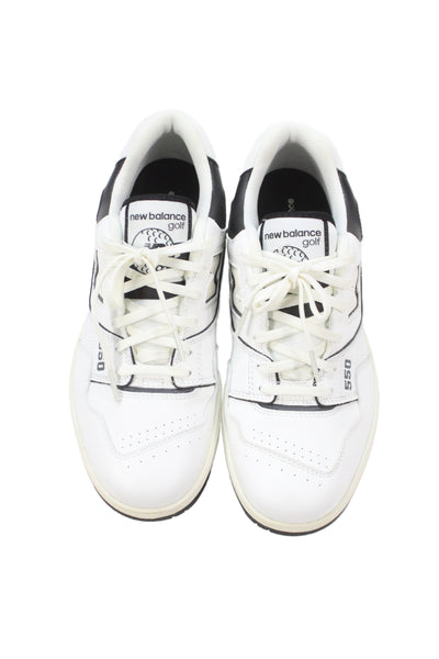 New Balance Mens Leather Golf Sneakers Shoes White Size 8.5