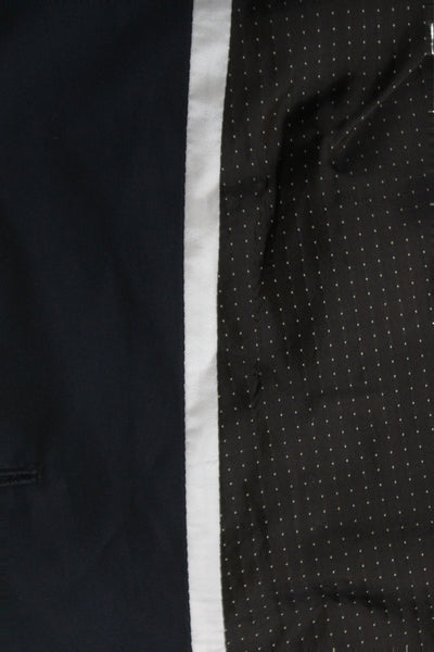 Hugo Hugo Boss Mens 2 Piece Blue Cotton Suit Size 36