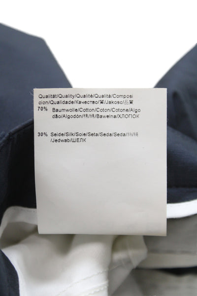 Hugo Hugo Boss Mens 2 Piece Blue Cotton Suit Size 36