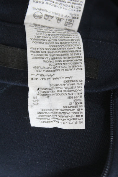 Banana Republic Womens Ankle Pants Blue Cotton Inseam 25 Size 2